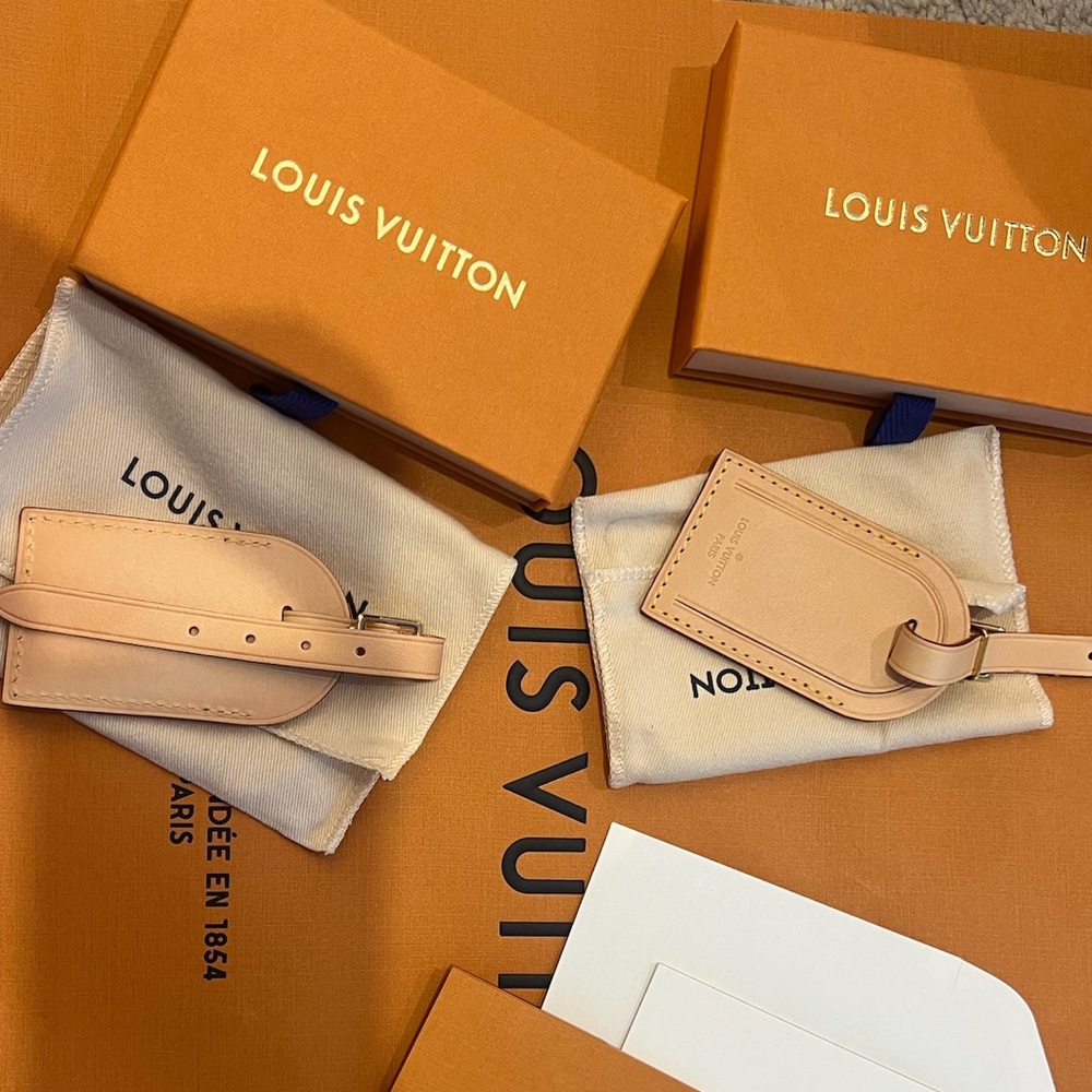 Authentic Louis Vuitton Luggage Tag
